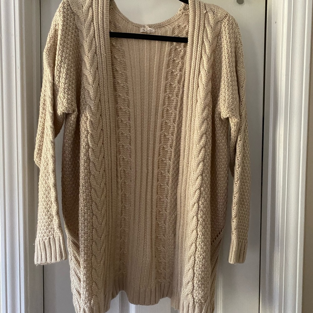 Tan Colored Cardigan